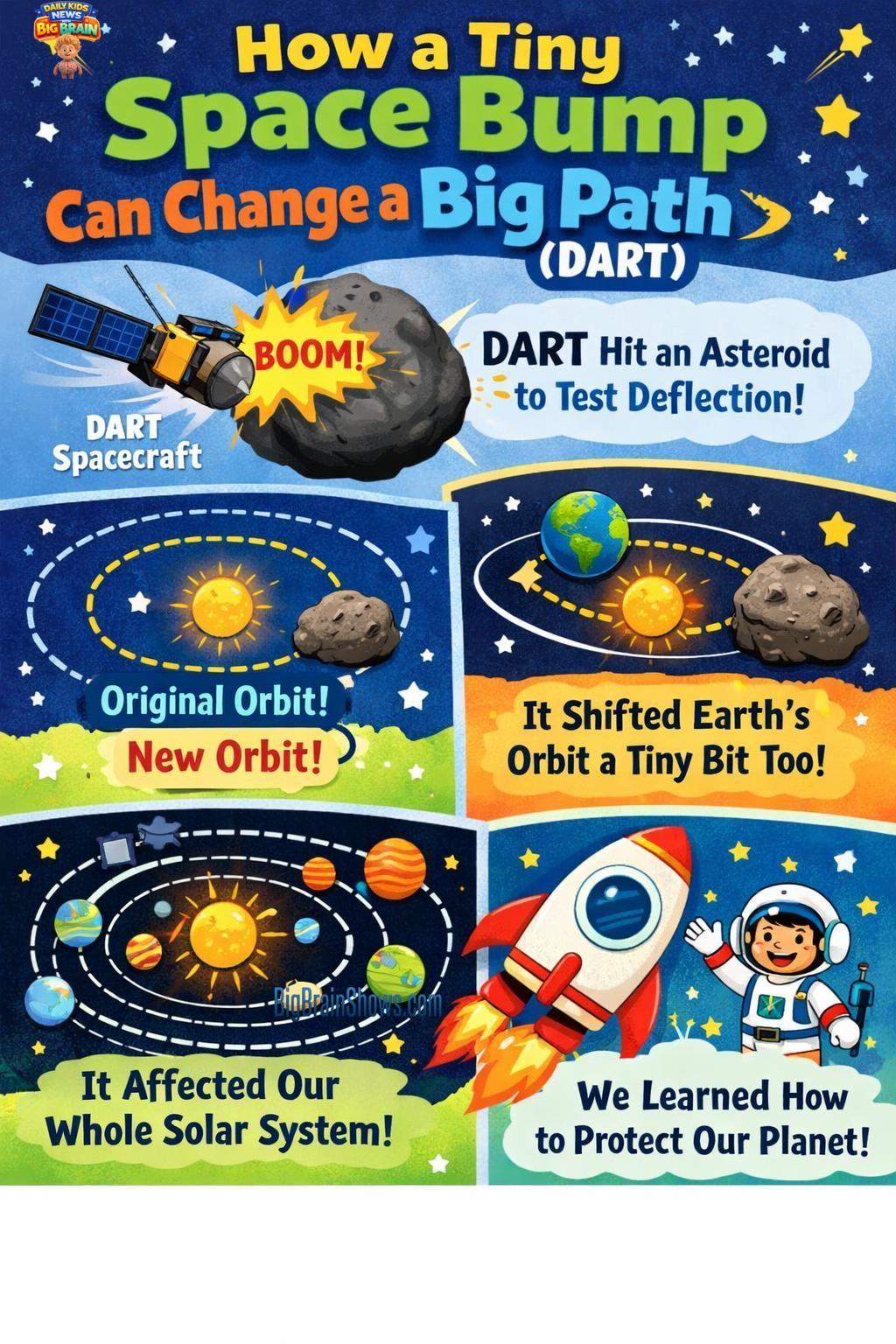 How a Tiny Space Bump Can Change a Big Path (DART)