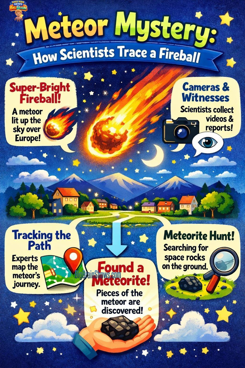 Meteor Mystery: How Scientists Trace a Fireball