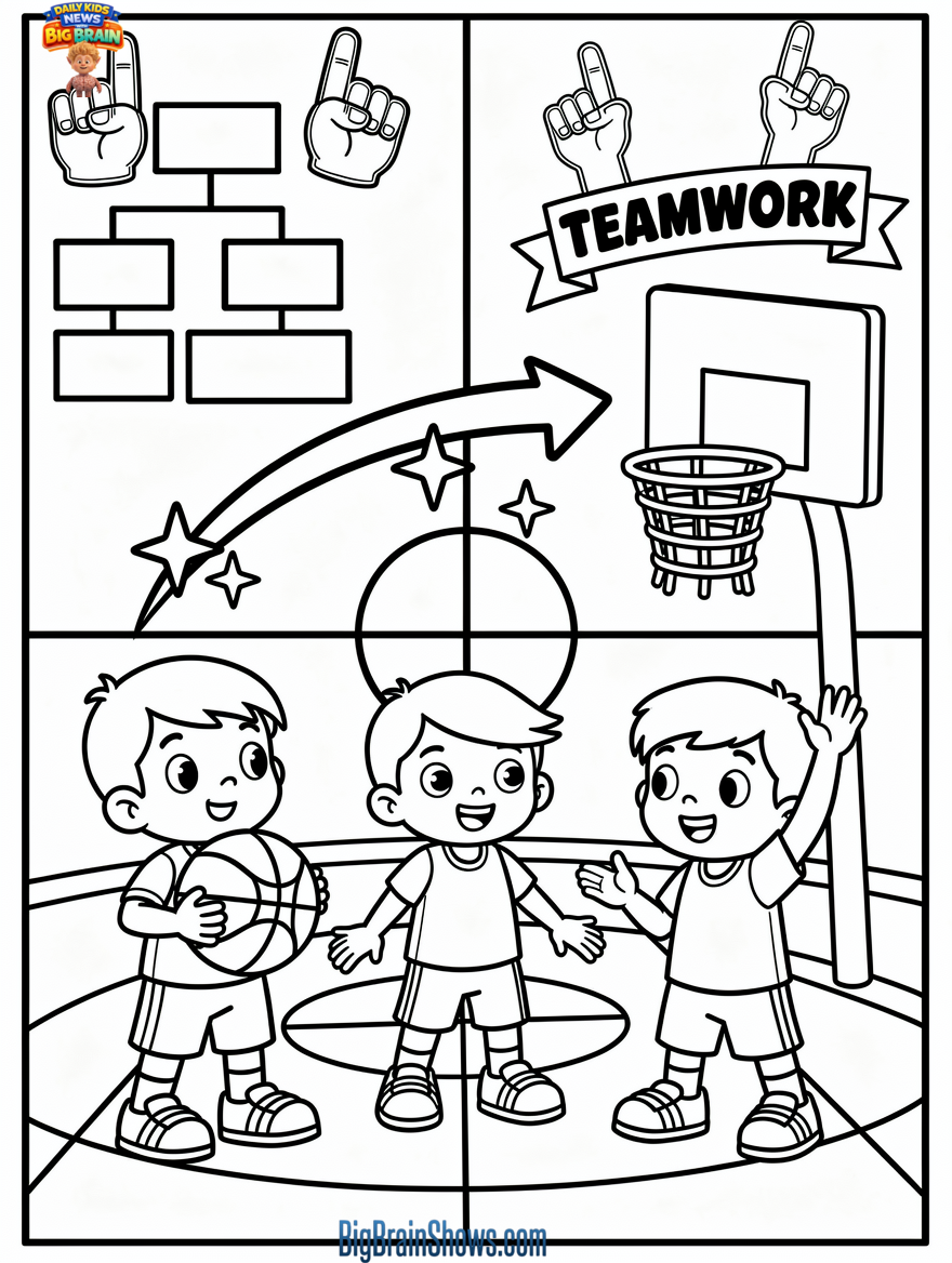 Teamwork Win: Passing on the Court