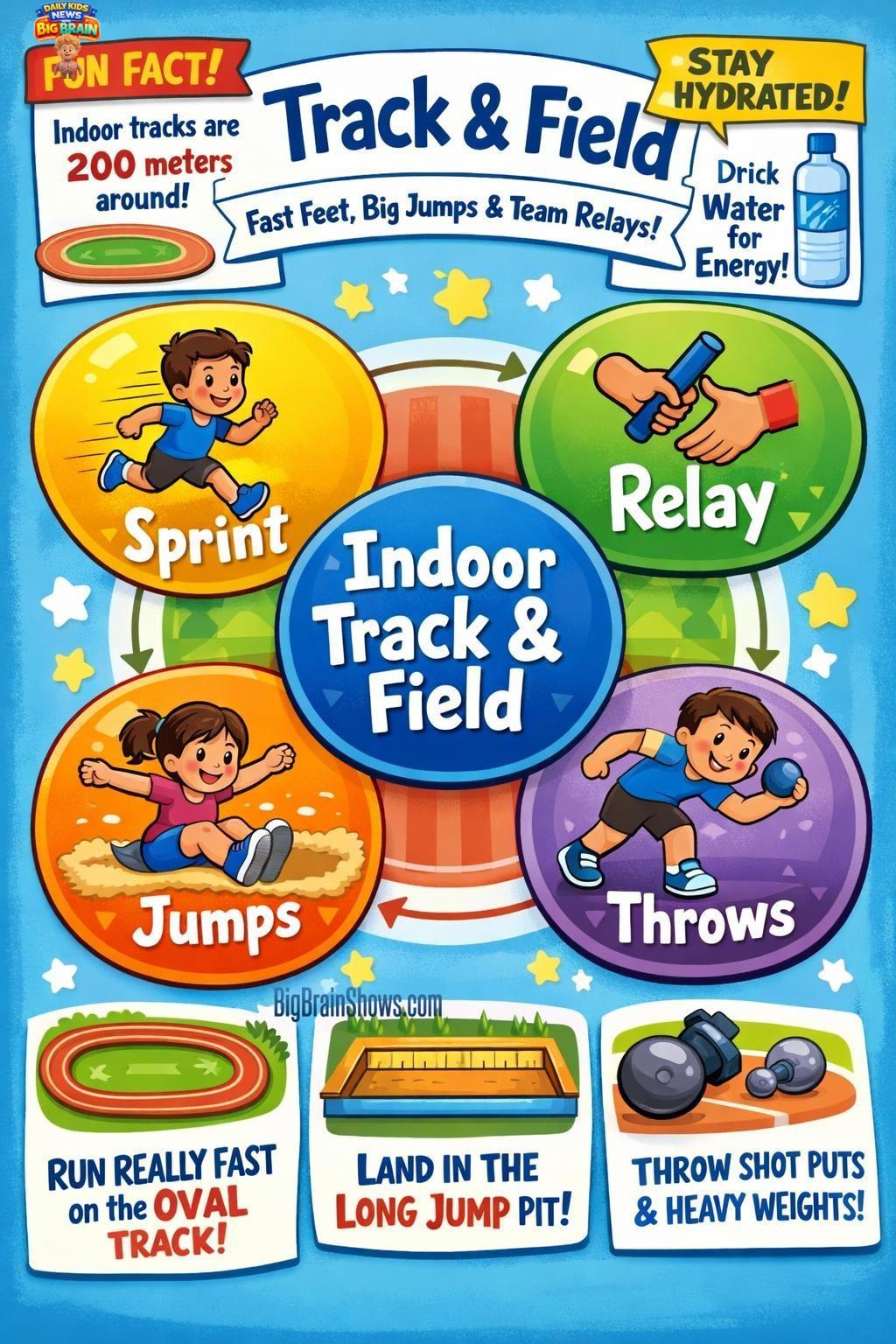 Infographic: Indoor Track & Field Basics