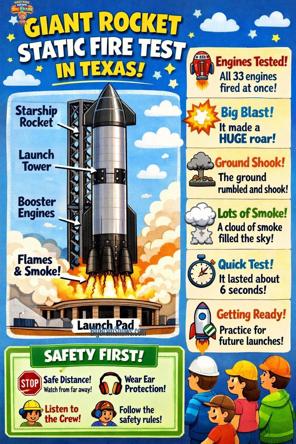 Rocket Static Fire: Testing While Staying on the Ground