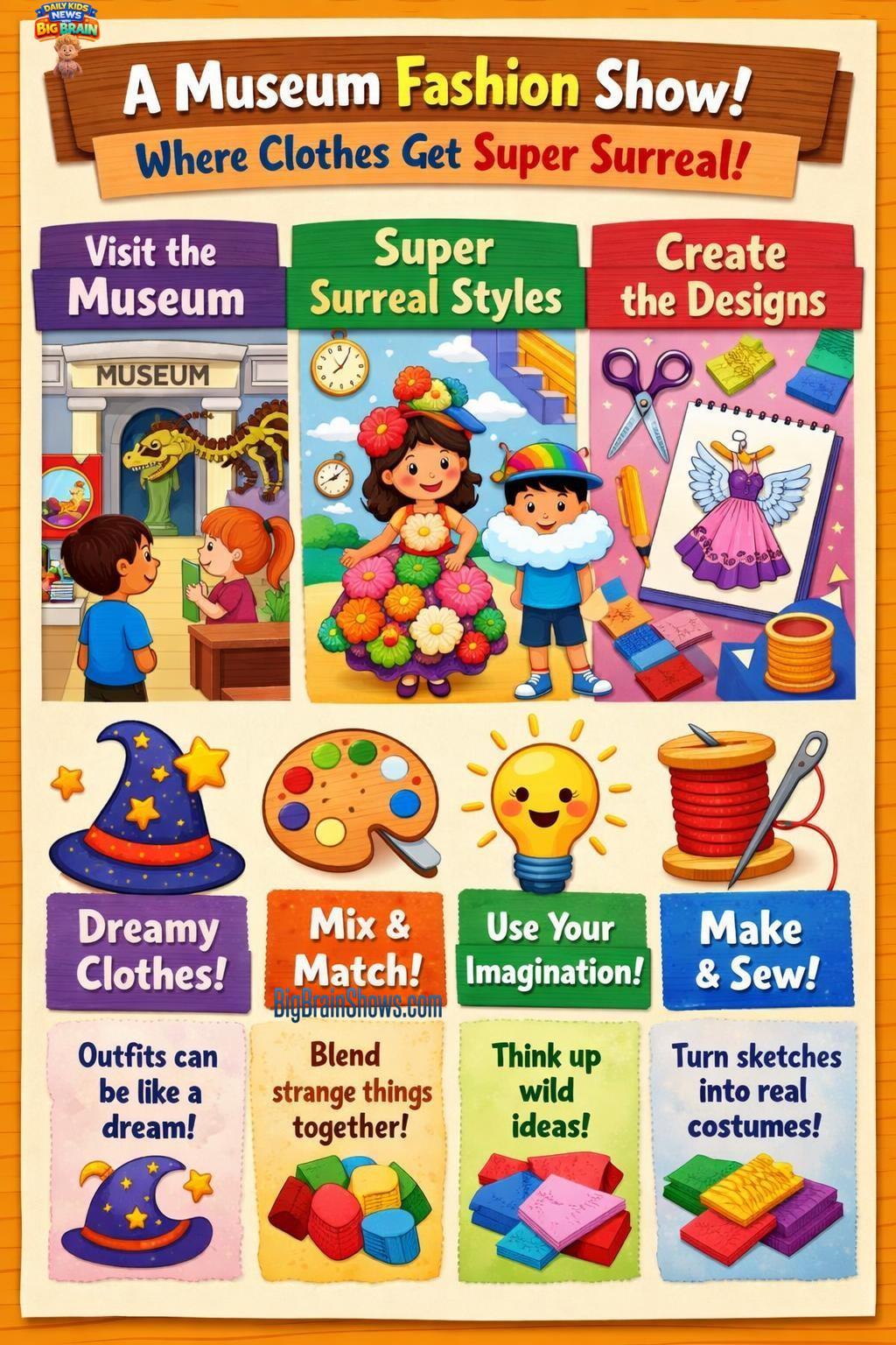 Surreal Fashion in a Museum: Art You Can Walk Around In