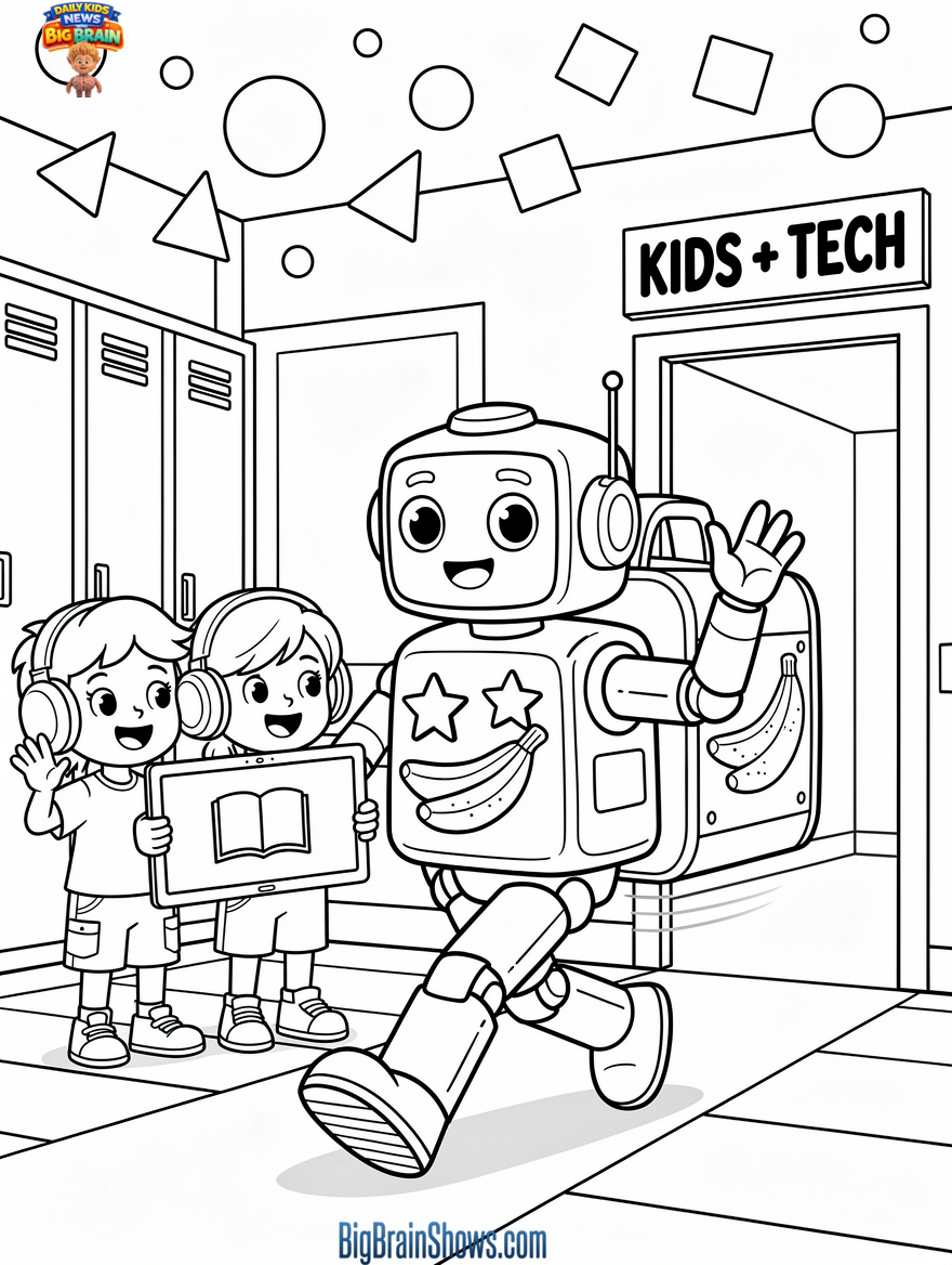 Humanoid Robot at the Kids + Tech Summit