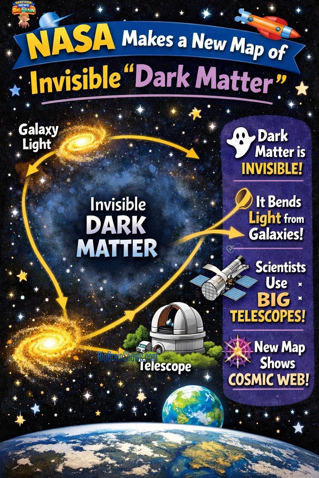 How NASA Maps Invisible Dark Matter