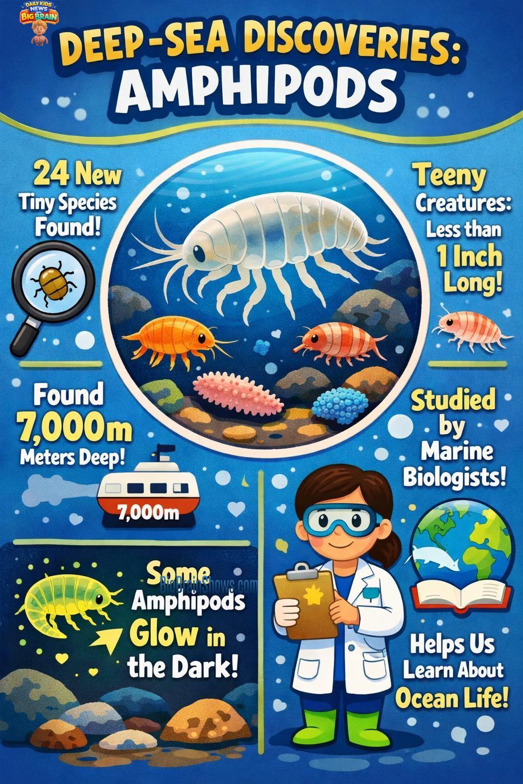 Infographic: Deep-Sea Amphipods and New Discoveries