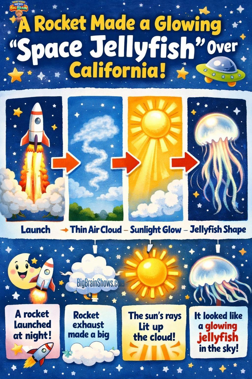 Infographic: How a Rocket Makes a “Space Jellyfish”