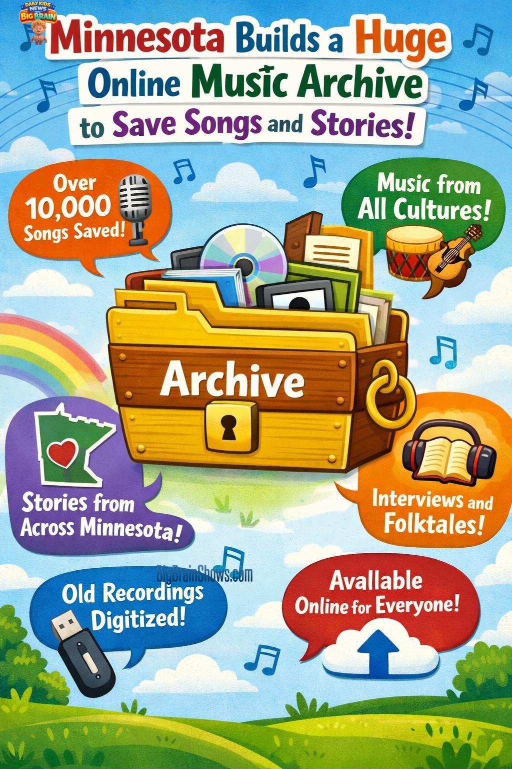 Infographic: Minnesota Music Archive (Saving Songs and Stories)