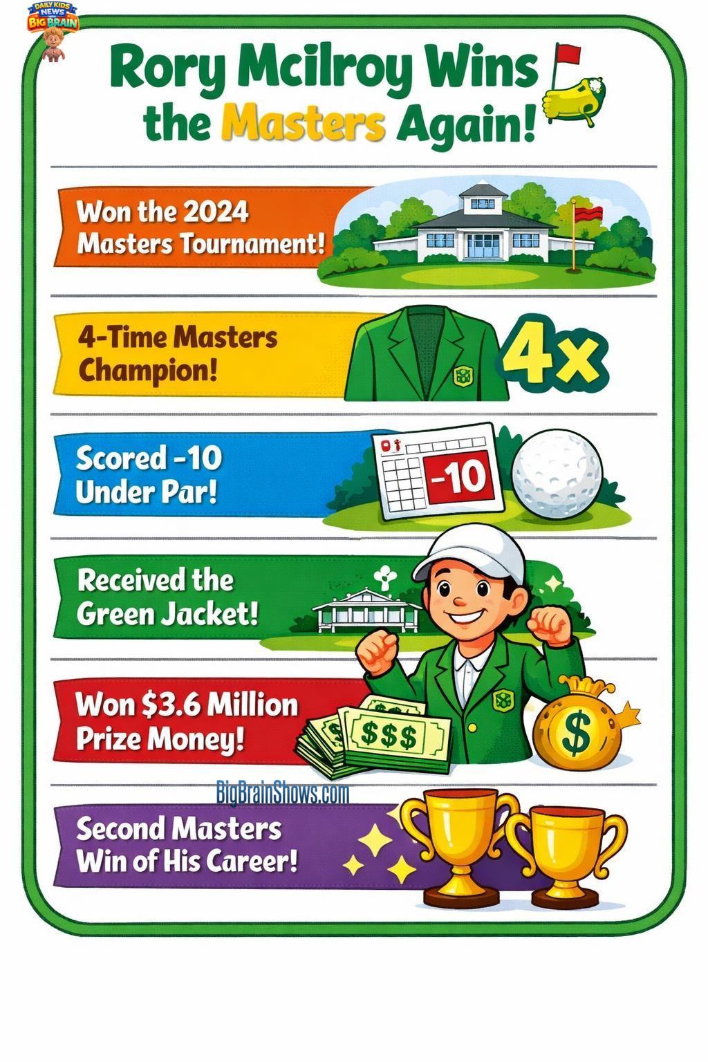 Infographic: How Golf Scoring and the Green Jacket Work