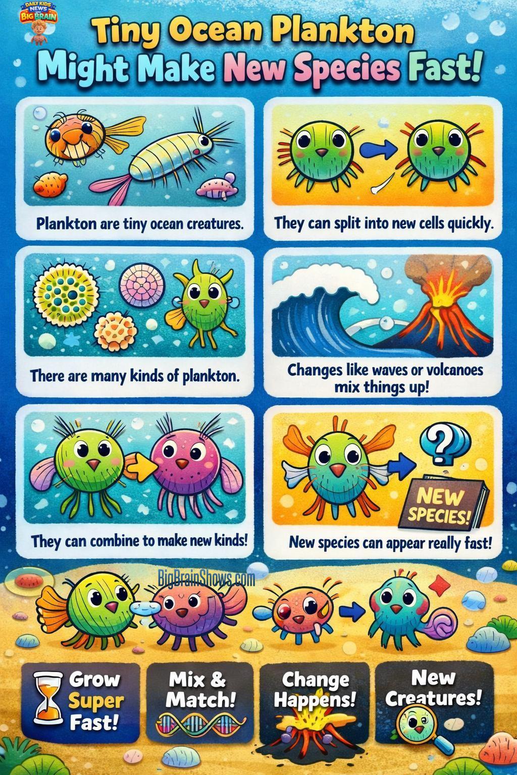 Infographic: Plankton and How New Species Can Happen