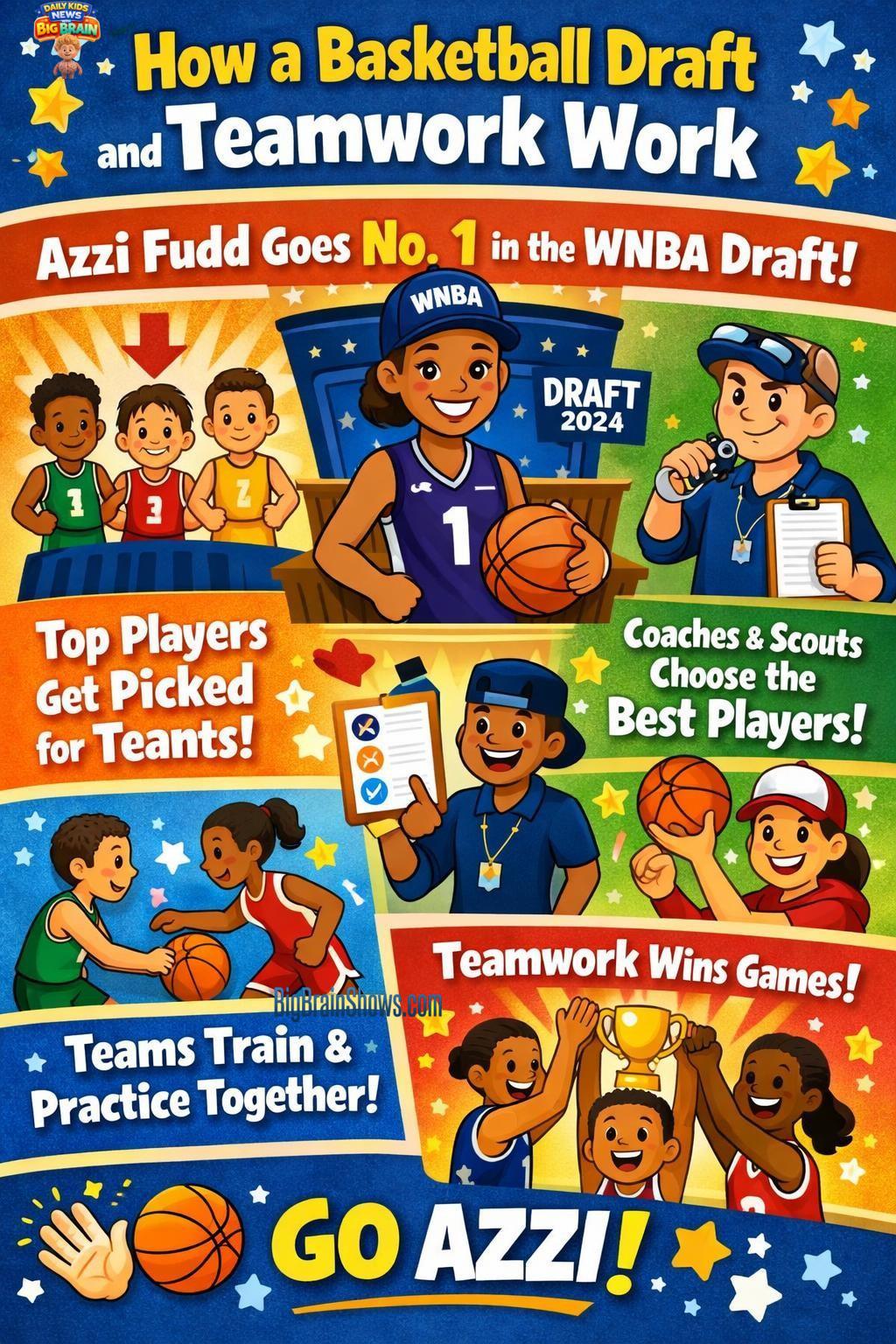 Infographic: How a Basketball Draft and Teamwork Work