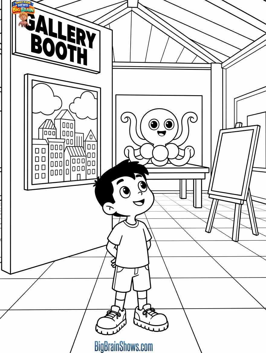 Art Fair Adventure: A Building Full of Art