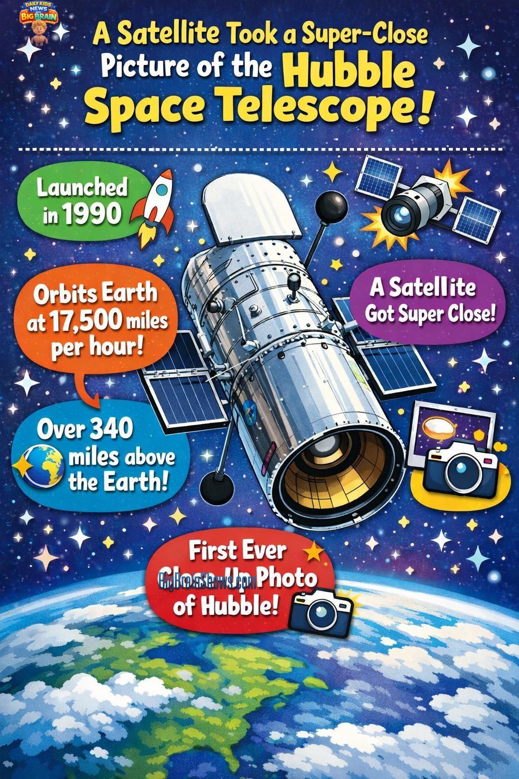 Infographic: A Space Camera Photographed Hubble!