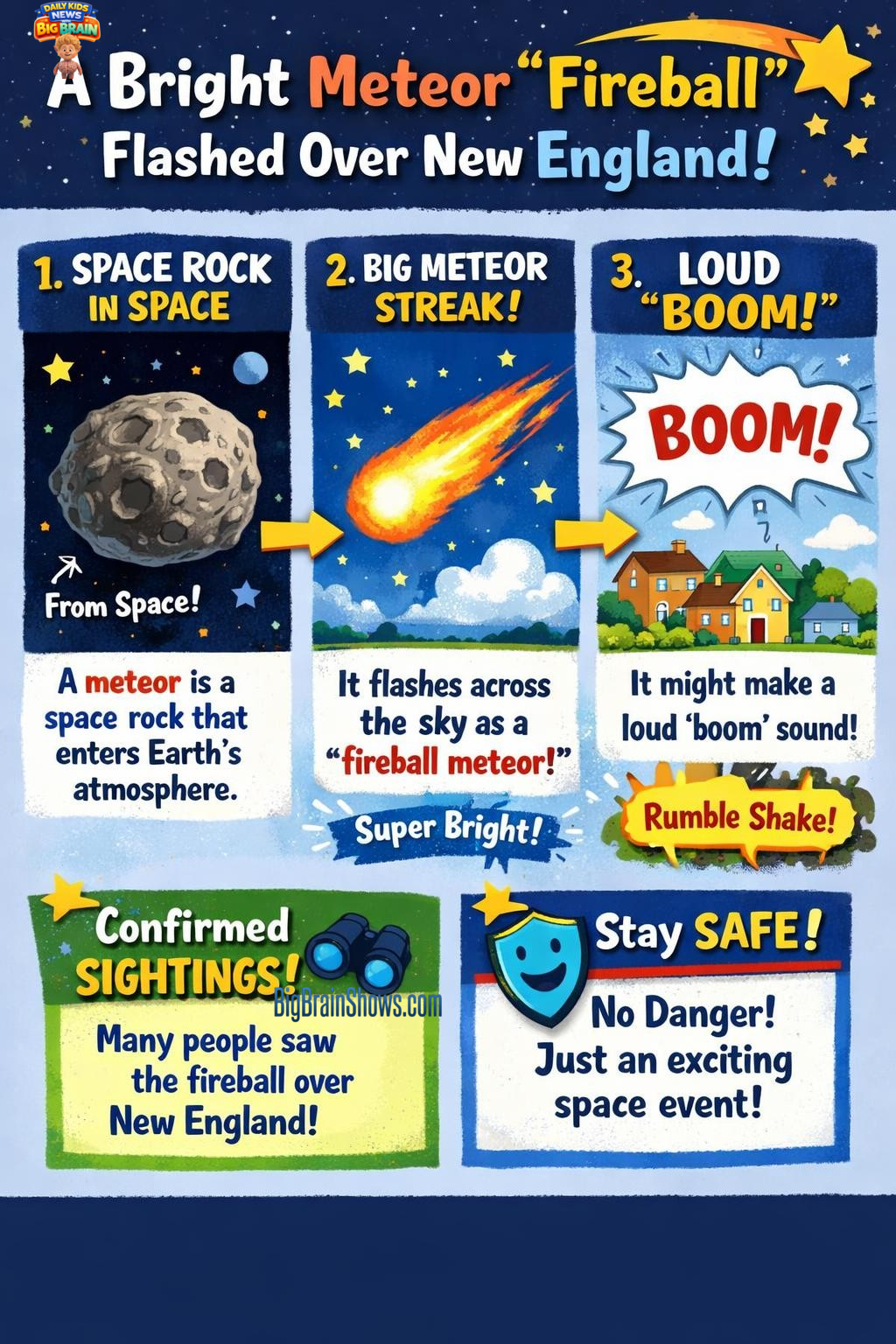What Is a Meteor “Fireball”?