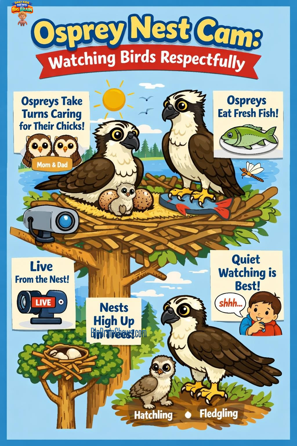Osprey Nest Cam: Watching Birds Respectfully