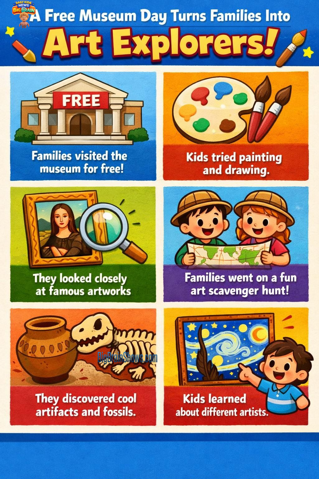Infographic: Museum Community Day = Art Detective Skills