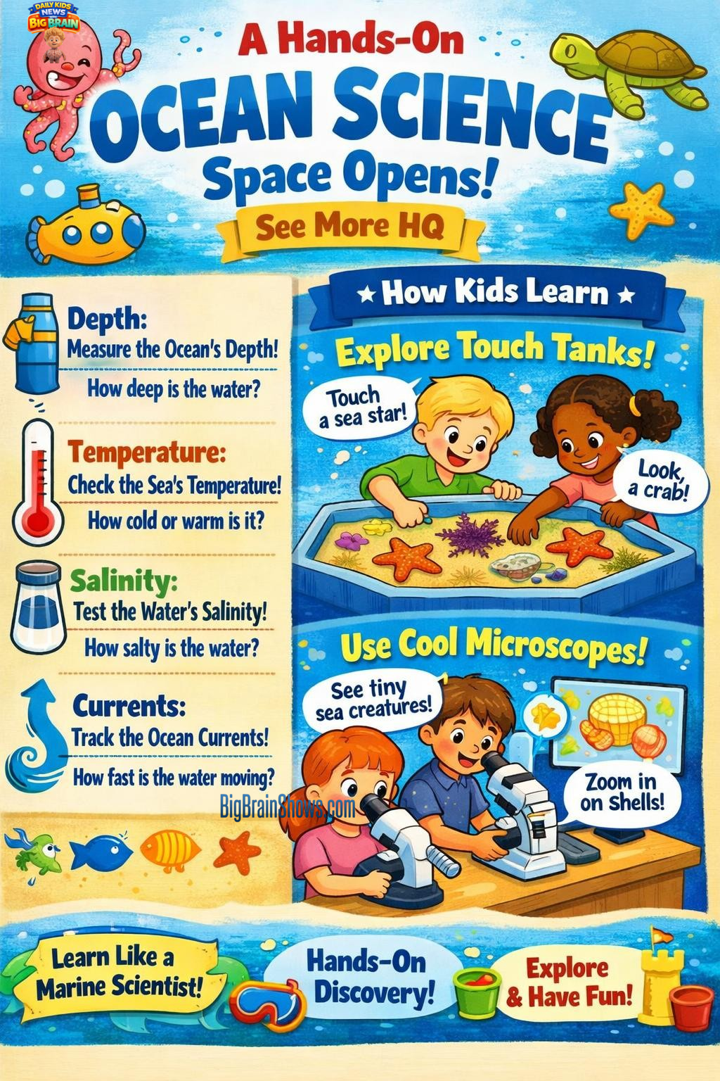 Infographic: Coastal Science Clues at See More HQ