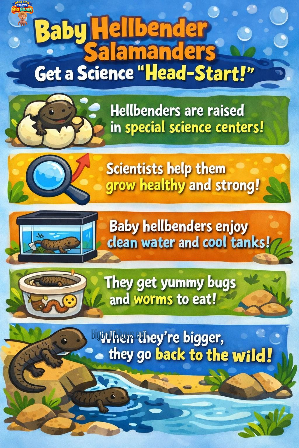 Infographic: Hellbender Head-Start Program
