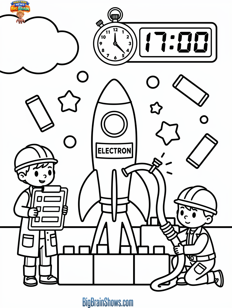 Speedy Electron Rocket Launch Prep