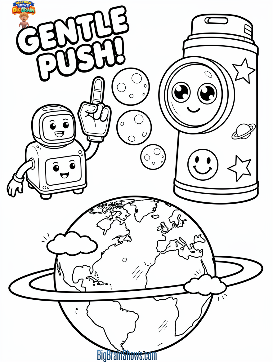 Coloring Page: Swift Gets a Gentle Boost