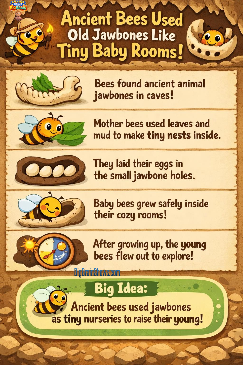 Infographic: Bees, Bone Nurseries, and Tiny Clues From Long Ago