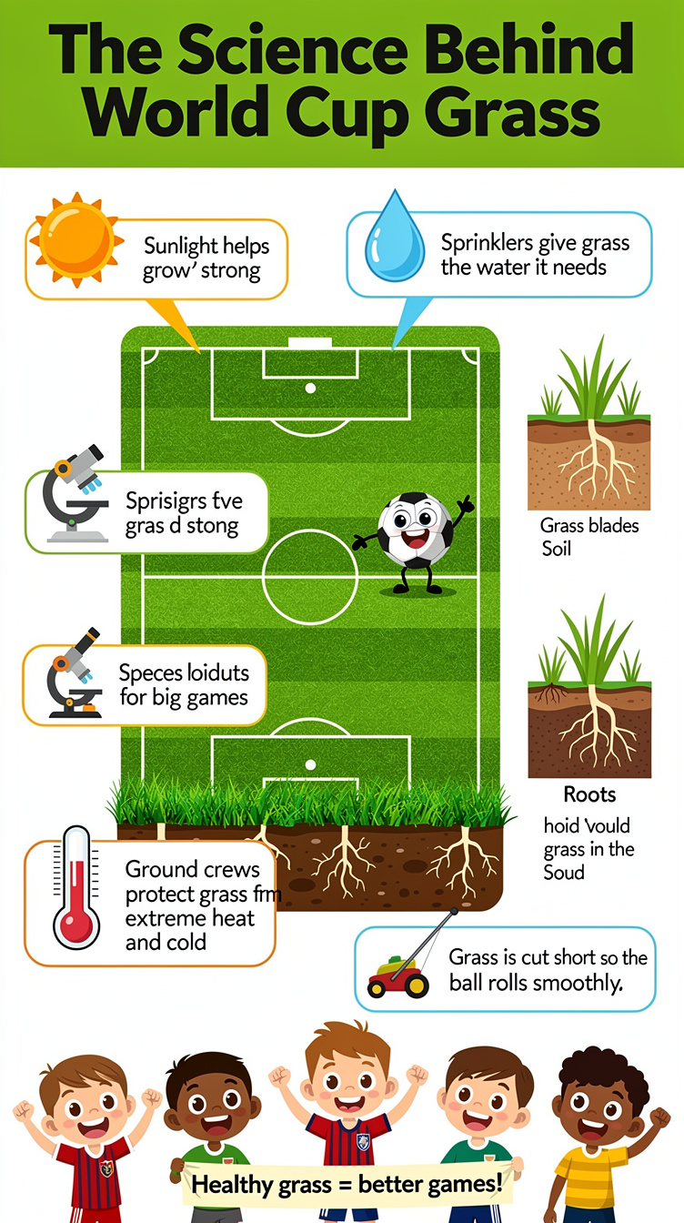 The Science Behind World Cup Grass Infographic