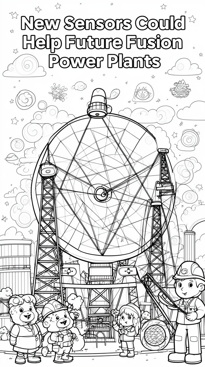New Sensors Could Help Future Fusion Power Plants Coloring Page