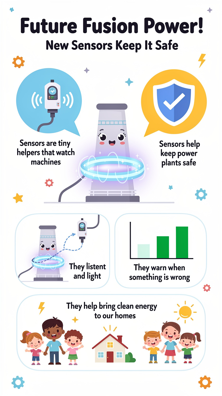 New Sensors Could Help Future Fusion Power Plants Infographic