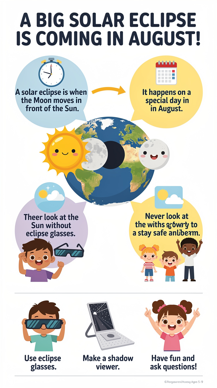 A Big Solar Eclipse Is Coming in August Infographic