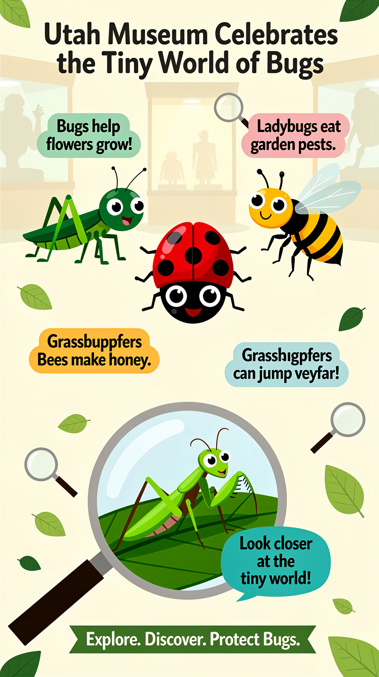 Utah Museum Celebrates the Tiny World of Bugs Infographic