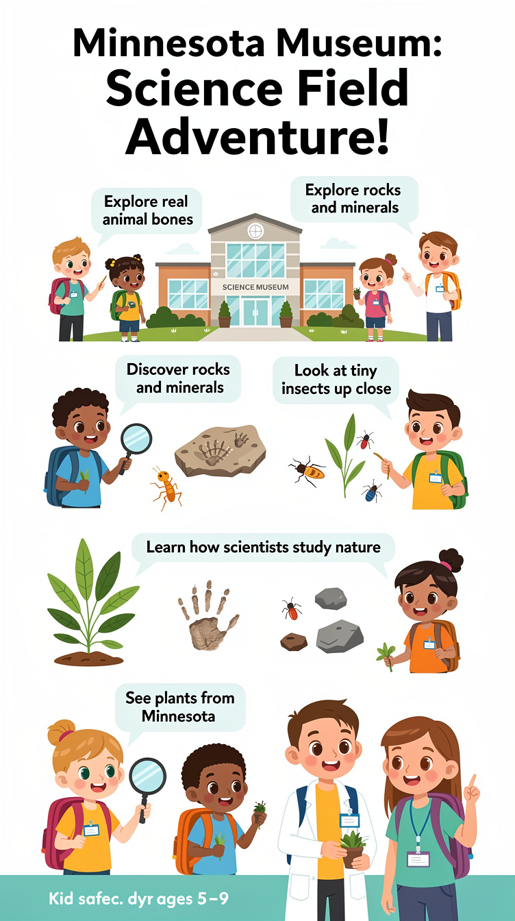 Minnesota Museum Turns Science Collections Into a Field Adventure Infographic