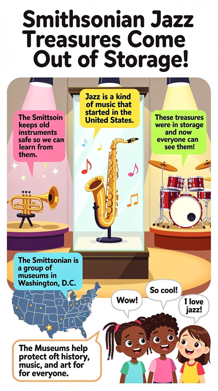Smithsonian Jazz Treasures Come Out of Storage Infographic