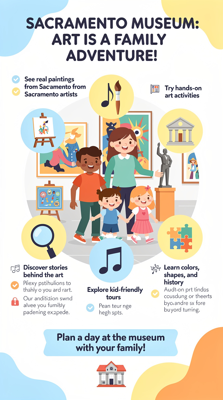 Sacramento Museum Turns Art Into a Family Adventure Infographic