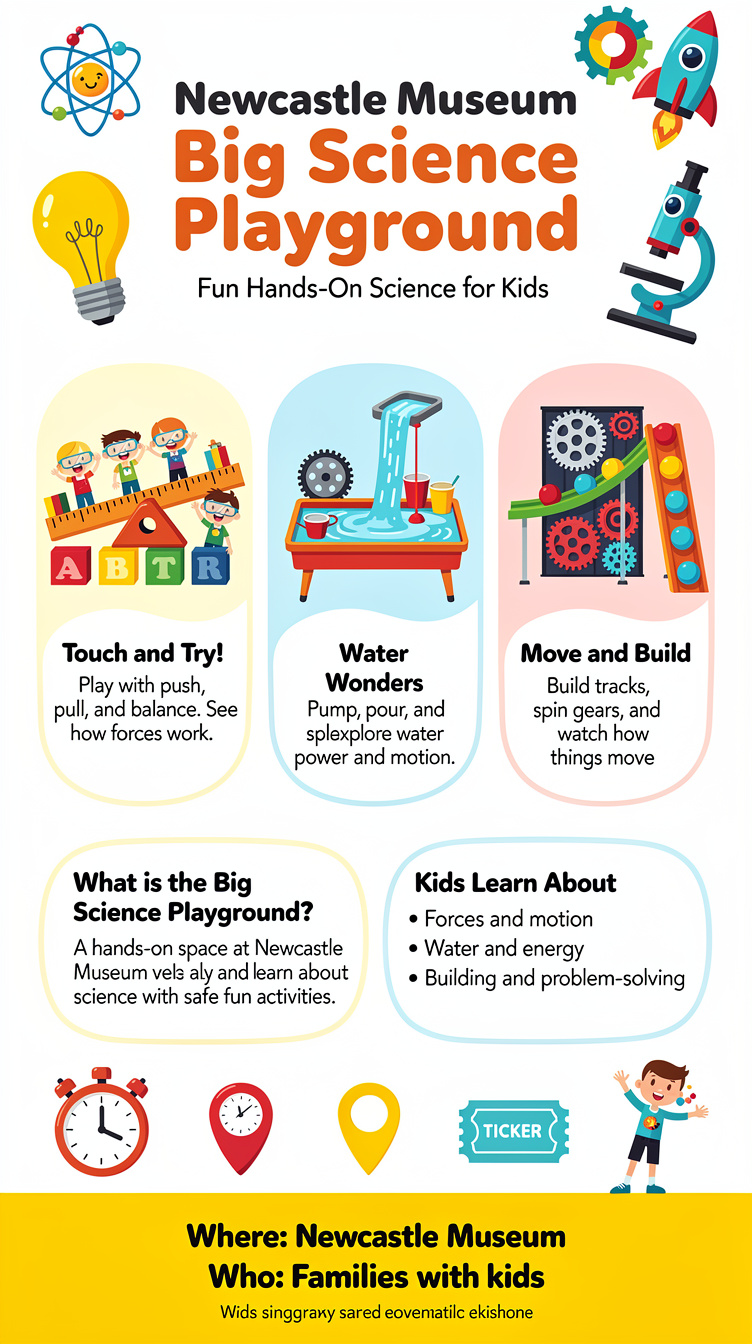 Newcastle Museum Hosts a Big Science Playground Infographic