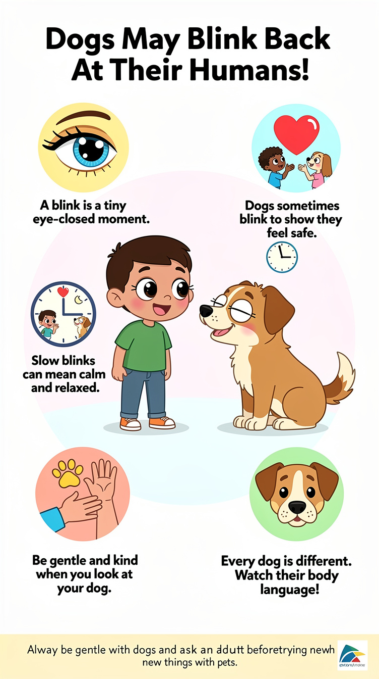 Dogs May Blink Back at Their Humans Infographic