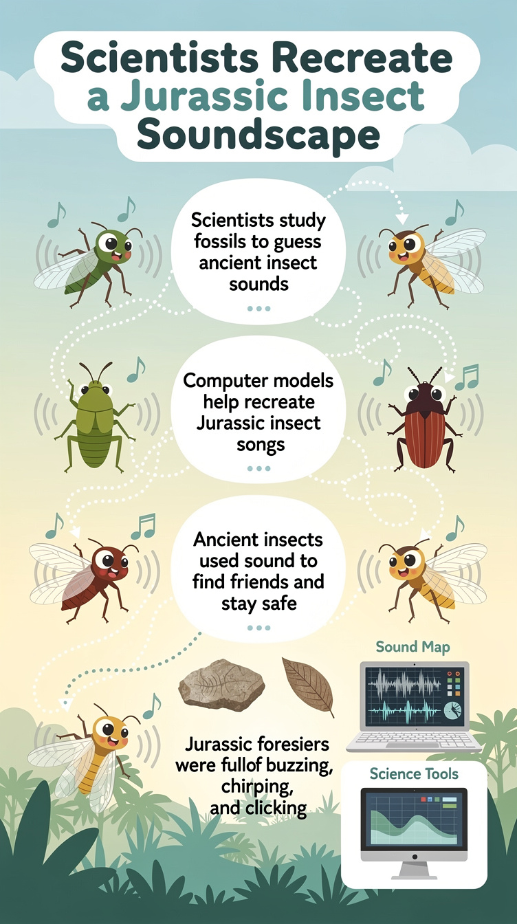 Scientists Recreate a Jurassic Insect Soundscape Infographic