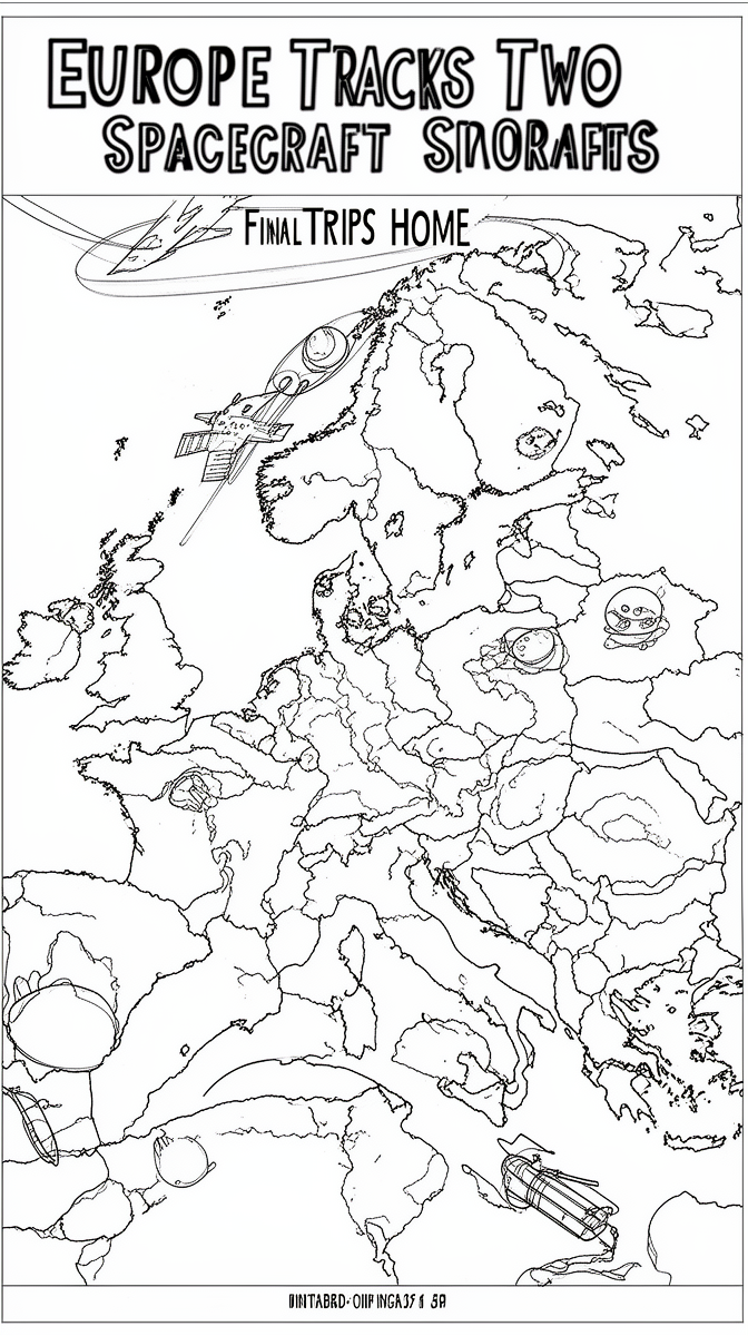 Europe Tracks Two Spacecraft’s Final Trips Home Coloring Page