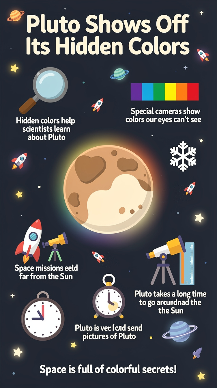 Pluto Shows Off Its Hidden Colors Infographic