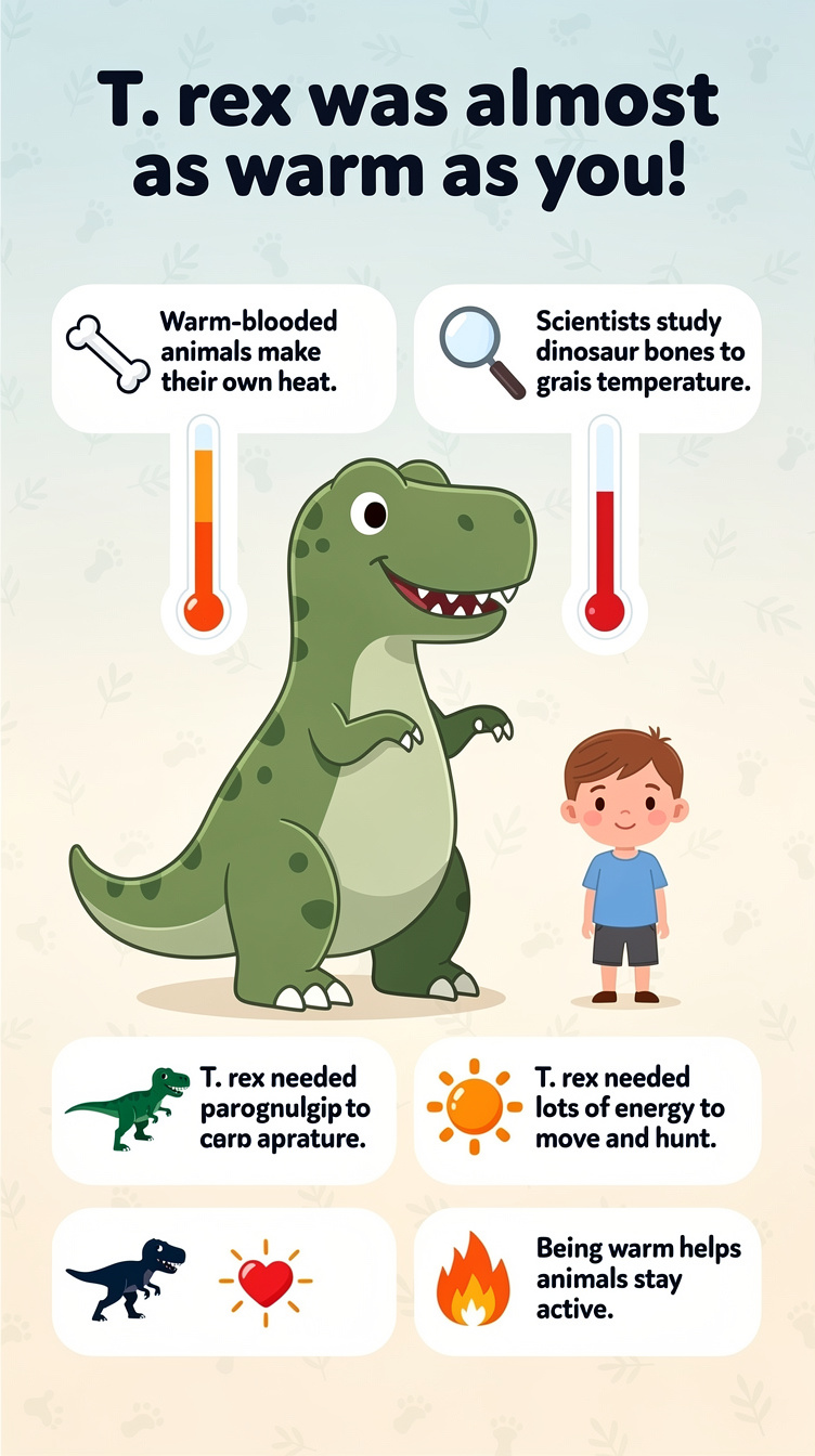 T. Rex May Have Been Almost as Warm as You Infographic