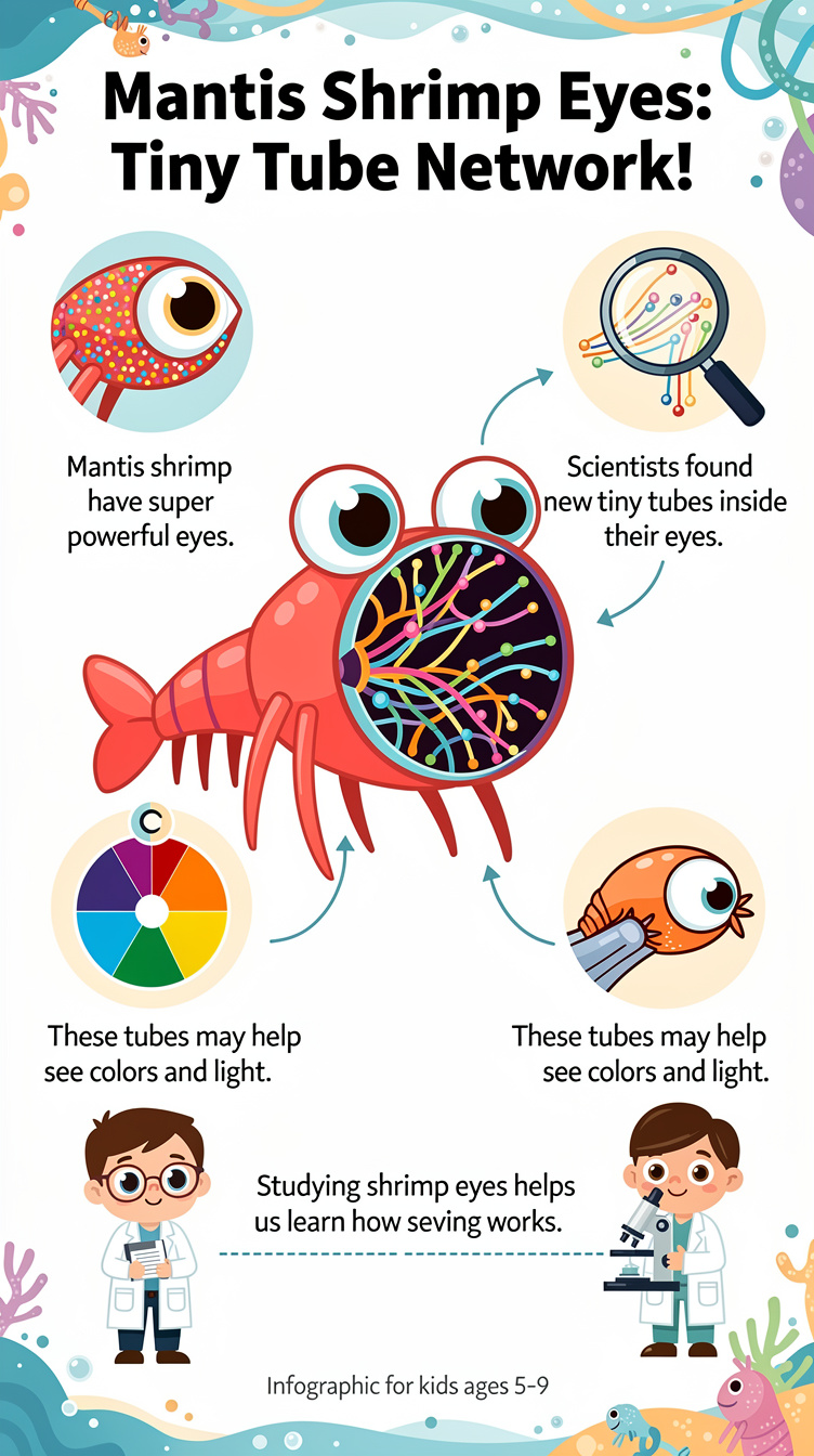 Mantis Shrimp Eyes Hide a New Tiny Tube Network Infographic