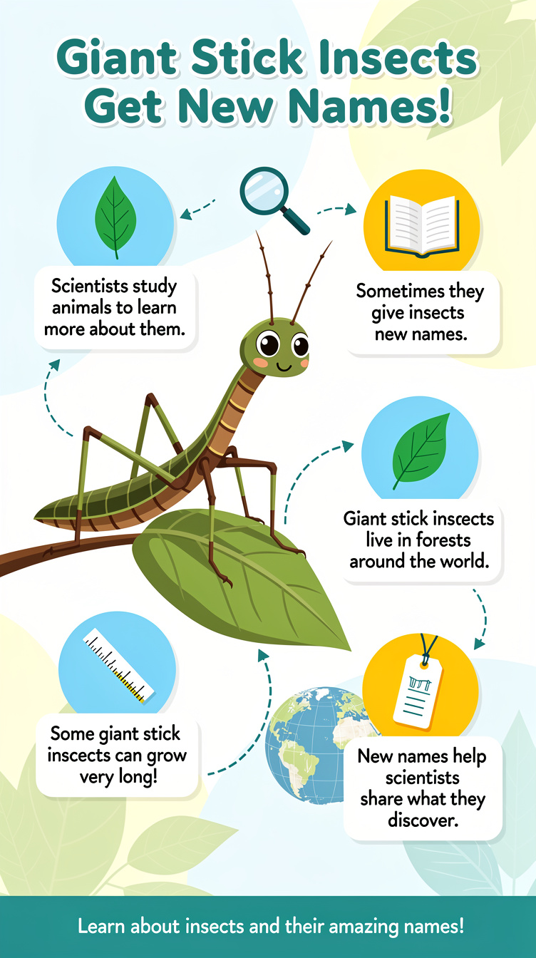 Giant Stick Insects Get New Names Infographic