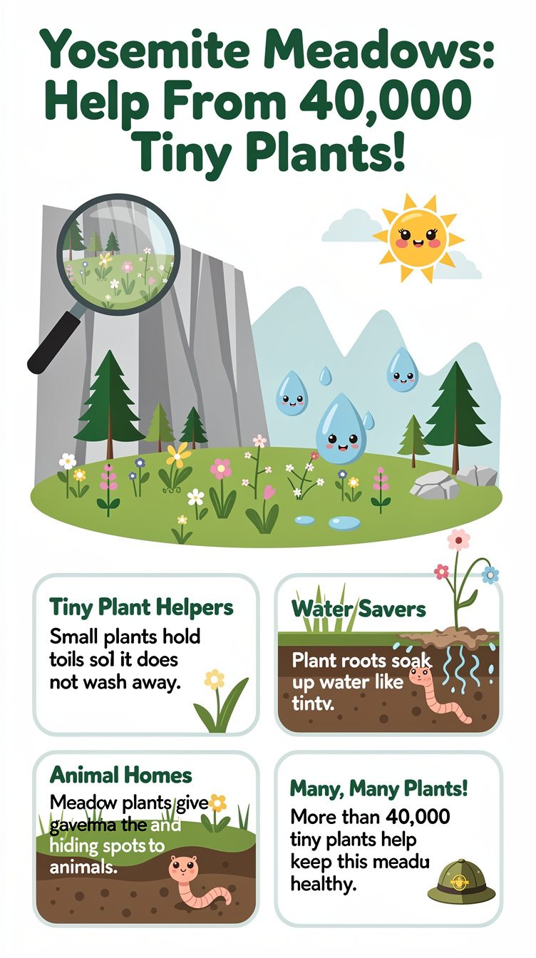 Yosemite Meadows Get Help From 40,000 Tiny Plants Infographic