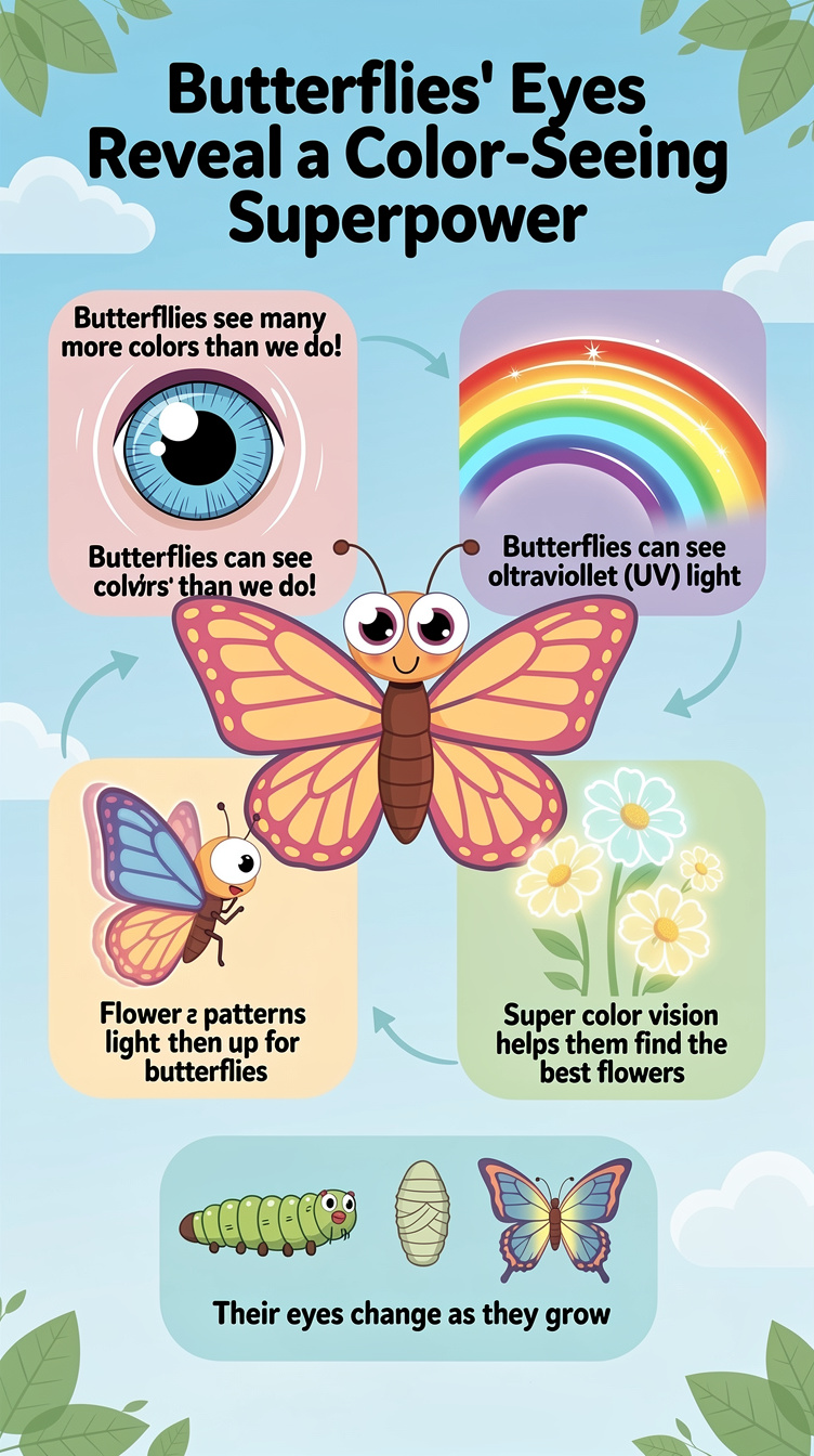 Butterflies’ Eyes Reveal a Color-Seeing Superpower Infographic